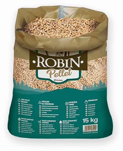 worek pelletu opałowego Robin do kupienia w Kolonowskiem lub sklepie internetowym